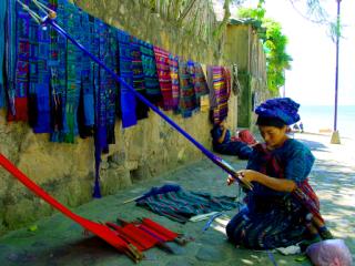 Mayan weaver