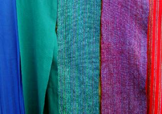Mayan woven scarves