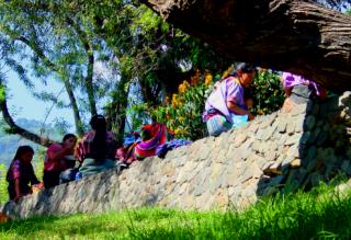 The Mayan people, Panajachel, Lake Atitlan, Guatemala