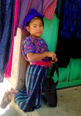 The Mayan people, Panajachel, Lake Atitlan, Guatemala