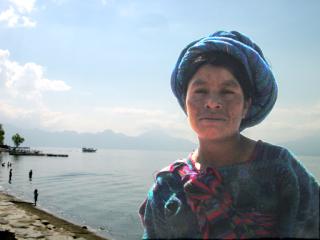 The Mayan people, Panajachel, Lake Atitlan, Guatemala